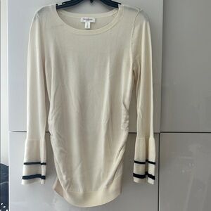 Motherhood Cream Knit Sweater, like new